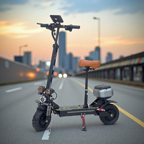 صورة سكوتر الوحش محركين العملاق 48V بطارية 20000AH